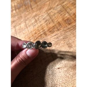 Swarovski Crystal two finger ring